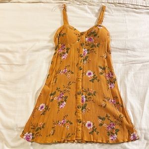 American Eagle Orange Sun-Dress